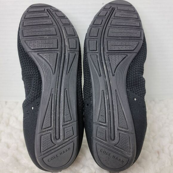 Cole Haan Grandzero Womens Ballet Shoes Size 7.5 B Flat Black Knit Stitch - Picture 10 of 10